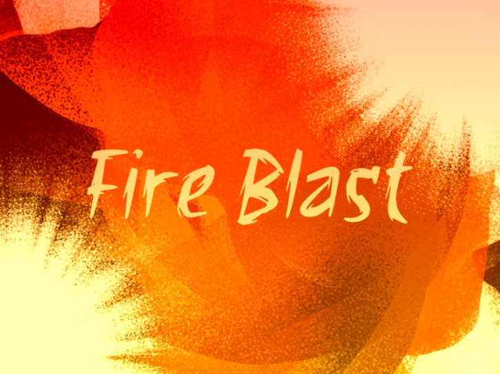 F Fire Blas Font Download