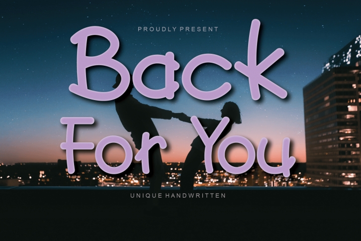 Back for You Font Download