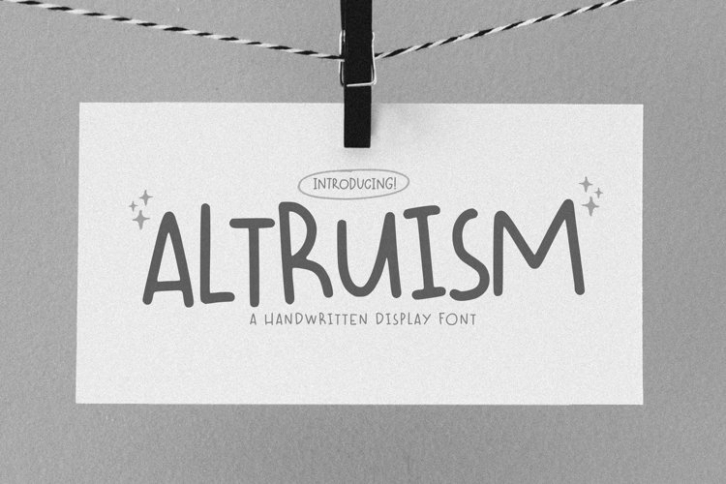 Altruism Font Download