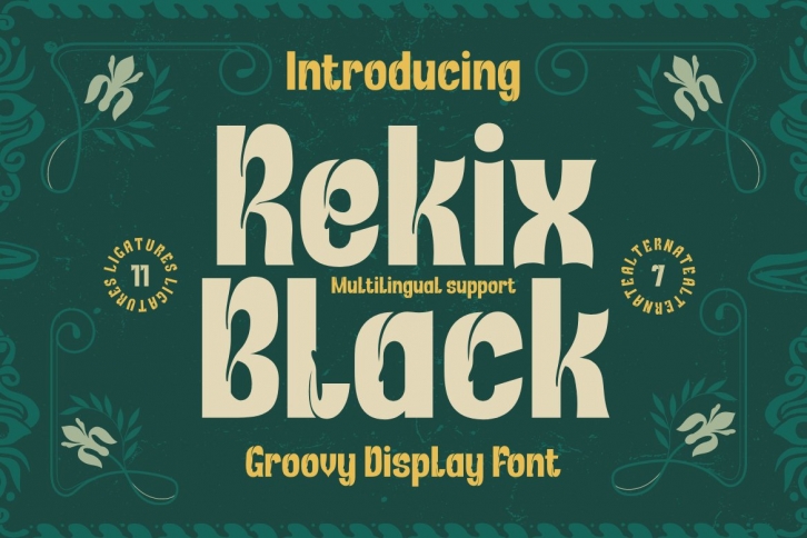 Rekix Black Font Download