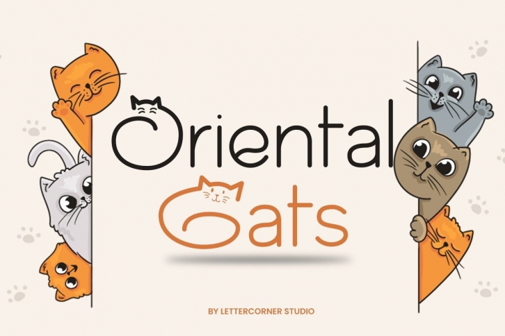Oriental Cats Font Download