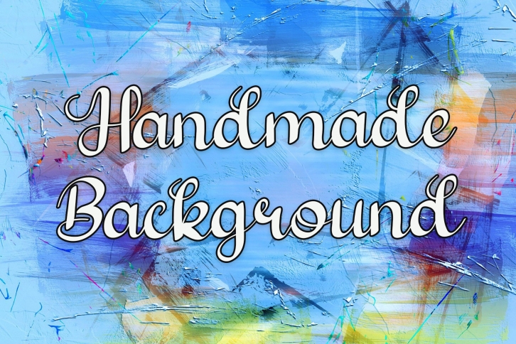 Handmade Background Font Download