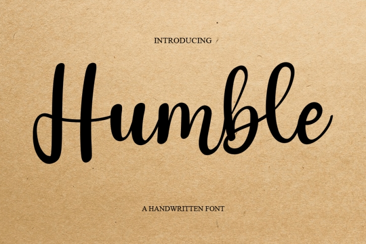 Humble Font Download
