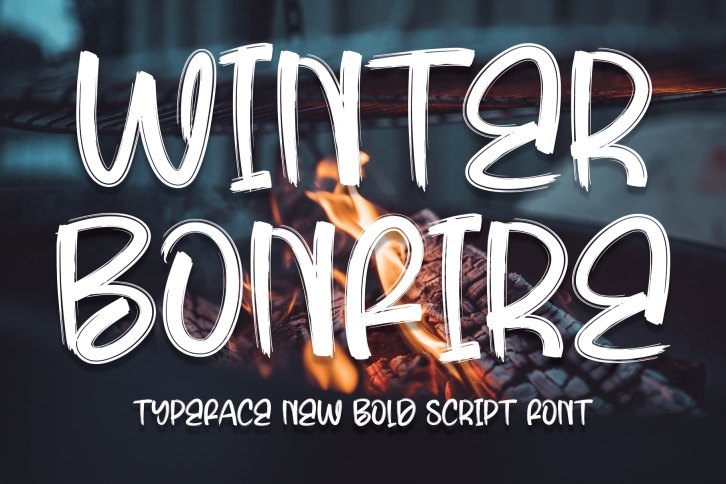 Winter Bonfire Font Download