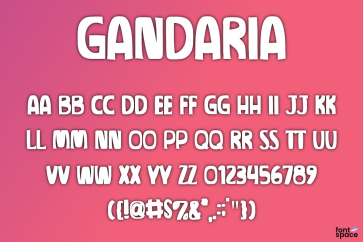 GANDARIA Font Download