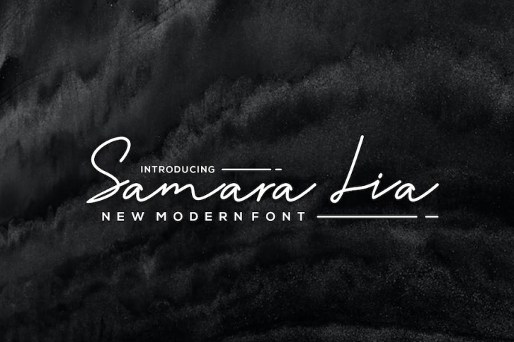 Samara lia font Font Download