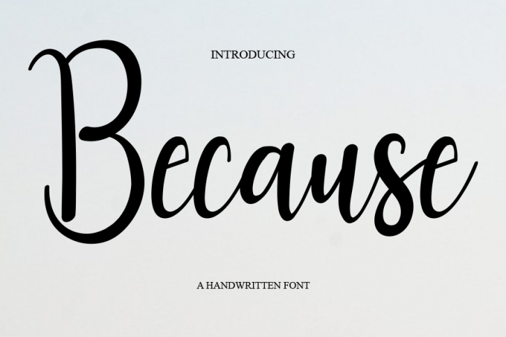 Because Font Download