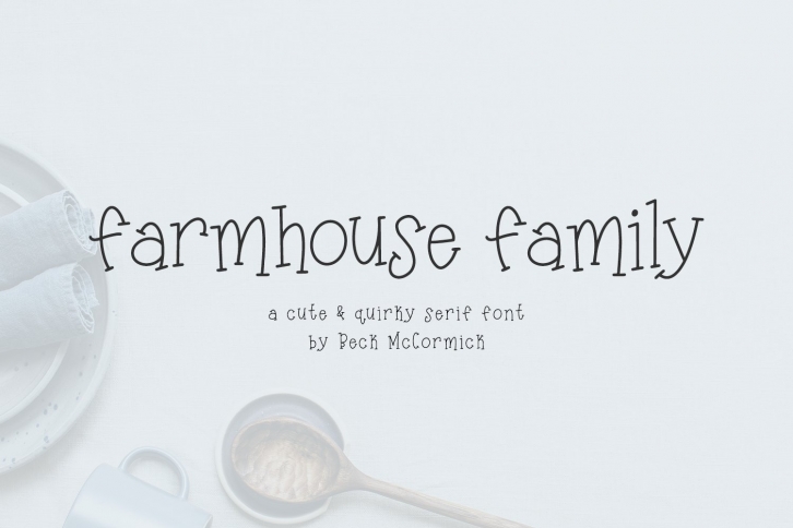 Farmhouse Family Serif Font Download