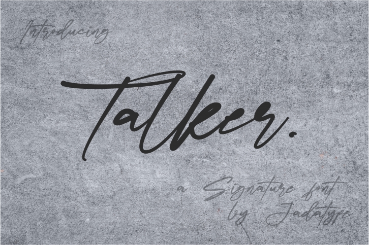 Talker Font Download