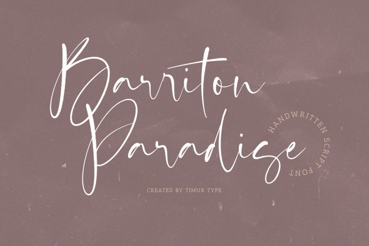 Barriton Paradise Font Download
