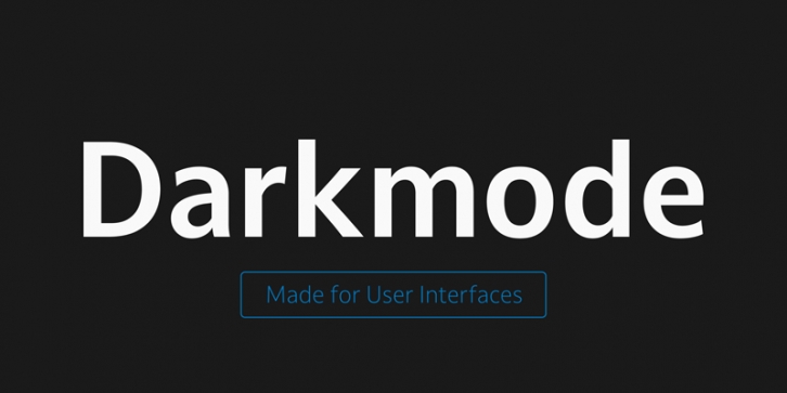 Darkmode CC Font Download