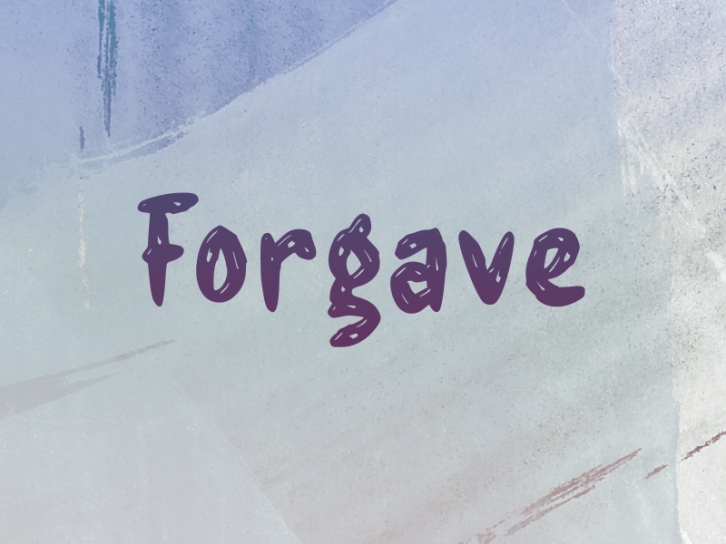 F Forgave Font Download
