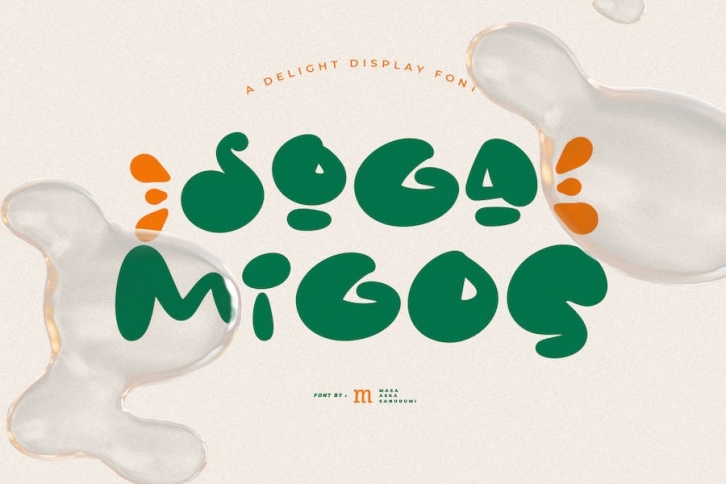 Soga Migos | A Delight Display Font Font Download
