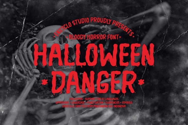 Halloween Danger Font Download