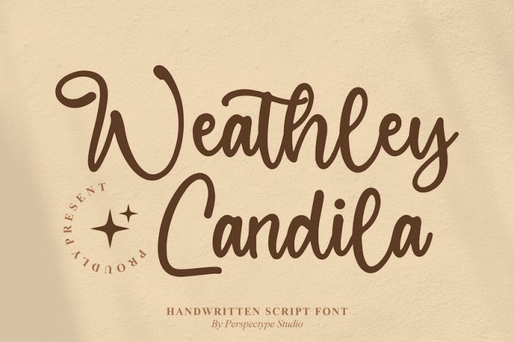 Weathley Candila Handwritten Font Font Download