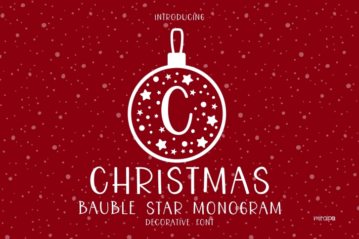 Bauble Star Font Download