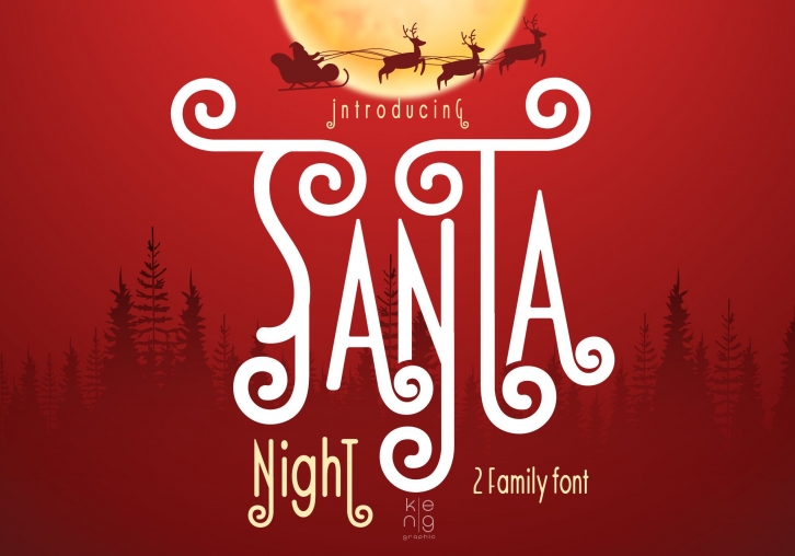 Santa Night Font Download
