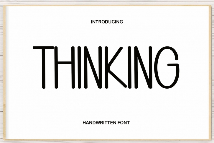 Thinking Font Download