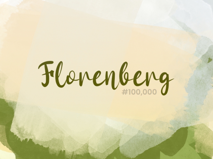 F Florenberg Font Download
