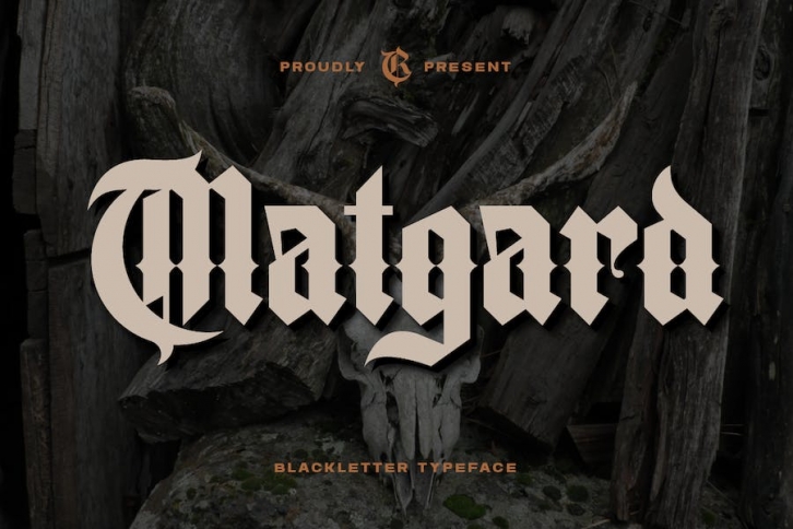 Matgard - Blackletter Typeface Font Download