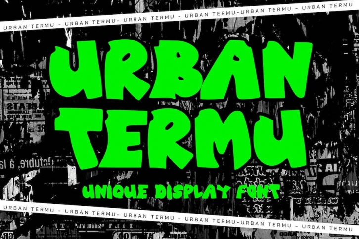 Urban Termu - Modern Playful Display LA Font Download