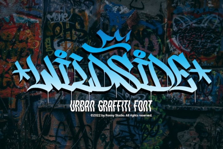 Wildside - Urban Graffiti Font Font Download