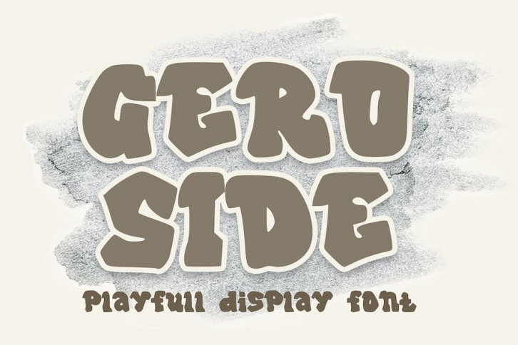 Geroside - Bold Playful LA Font Download