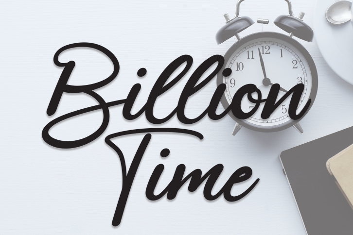 Billion Time Font Download