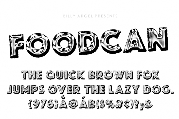 FOODCAN Font Download