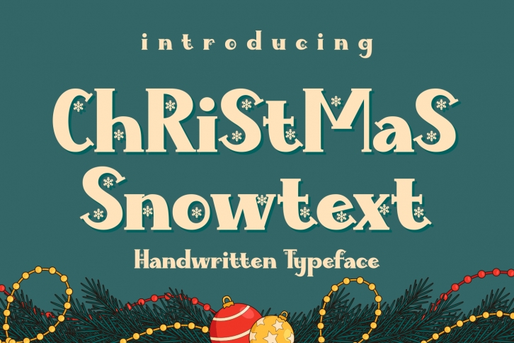 Christmas Snowtext Font Download