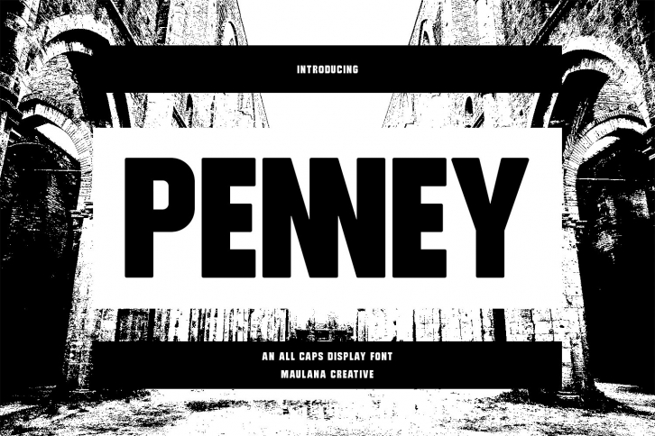 Penney All Caps Sans Serif Display Font Download