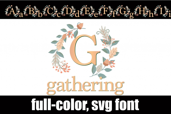 Gathering Monogram Font Download