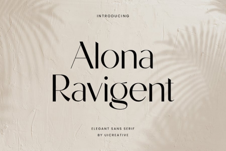 Alona Ravigent Elegant Sans Serif Font Font Download