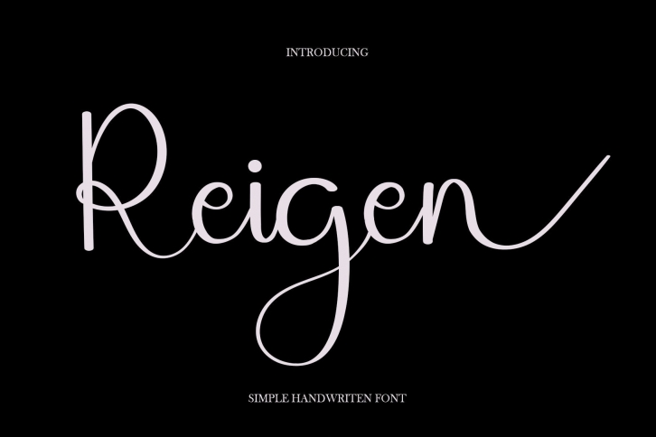 Reigen Font Download