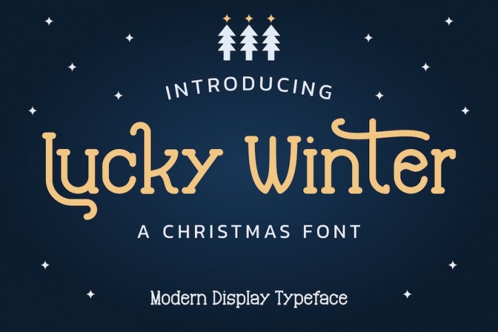 Lucky Winter - Christmas Font Font Download