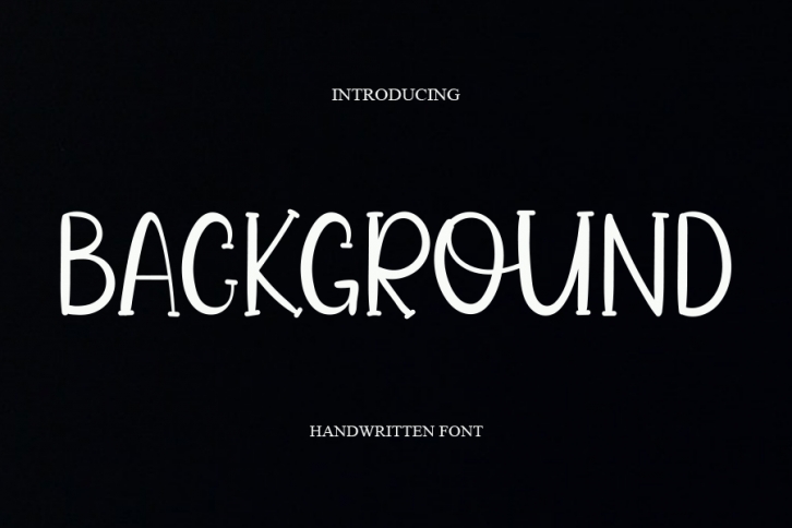 Background Font Download