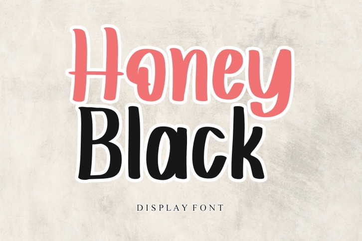 Honey Black Font Download