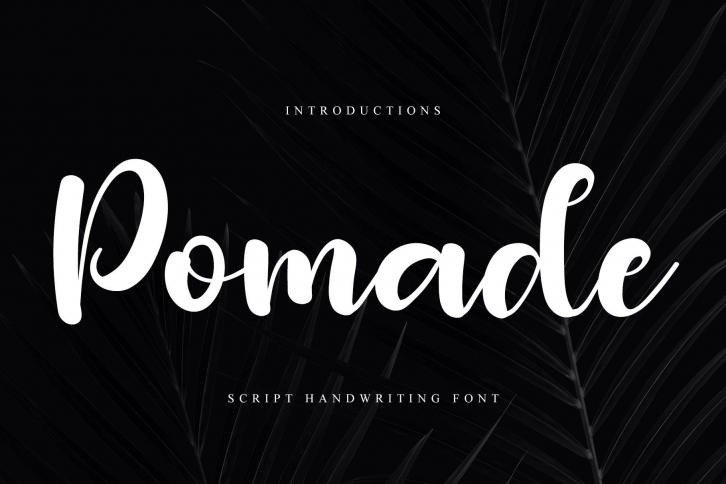 Pomade Font Download