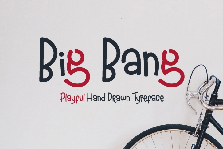 Big Bang Hand Drawn Typeface Font Download