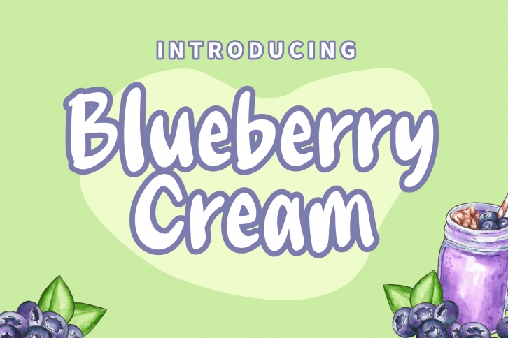 Blueberry Cream Font Download