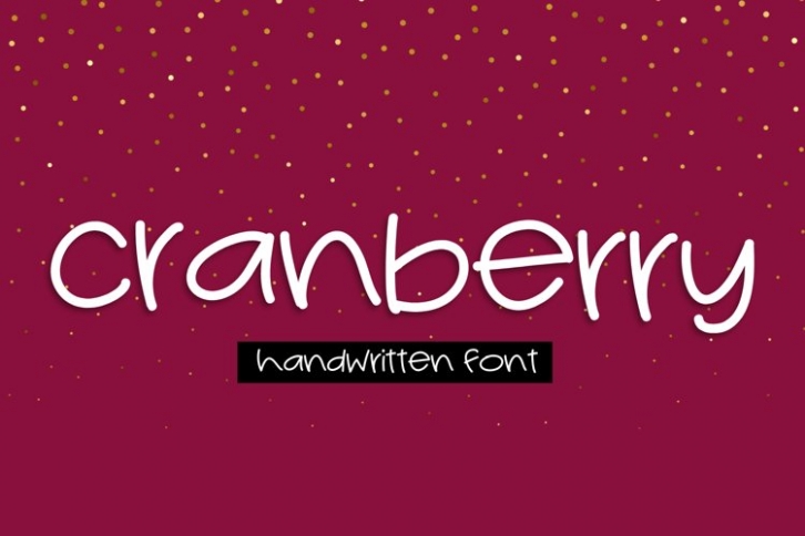 Cranberry Handwritten Font Download