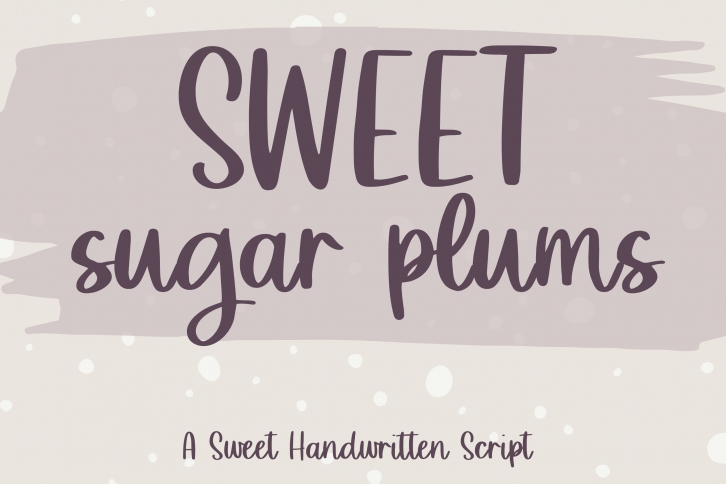Sweet Sugar Plums Font Download