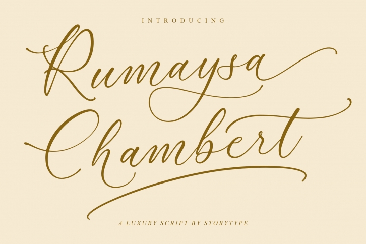 Rumaysa Chambert Font Download