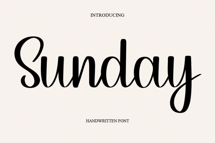 Sunday Font Download
