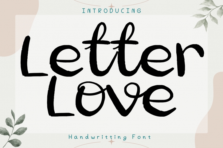 Letter Love Font Download