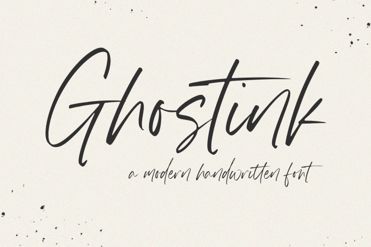 Ghostink Font Download