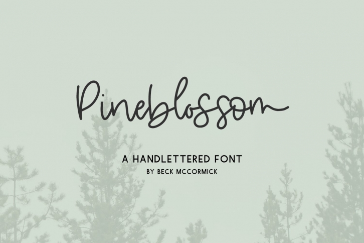Pineblossom Script Font Download
