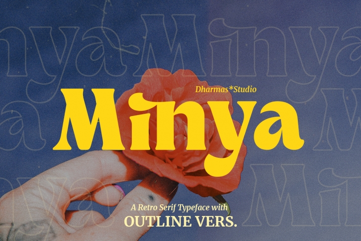 Minya Outline Font Download