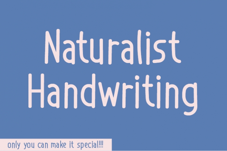 Naturalist Handwriting Font Download