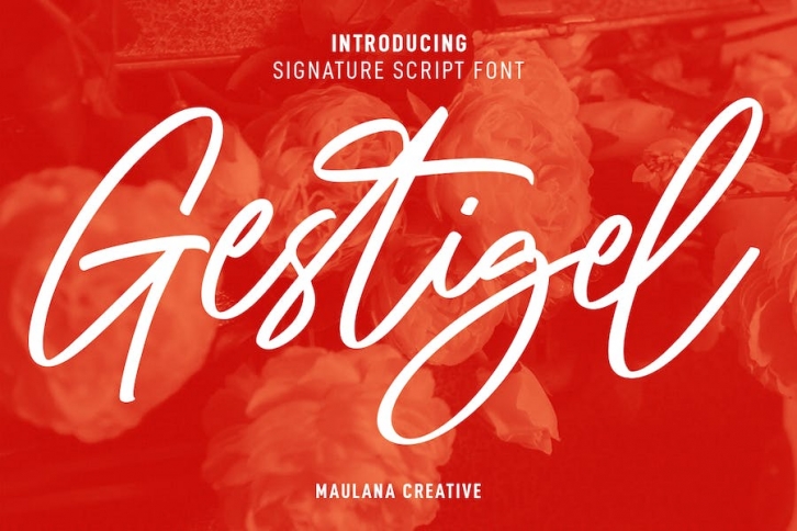 Gestigel Signature Script Font Font Download